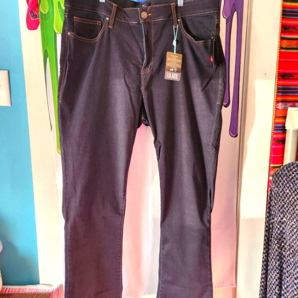 Size 20/21, Lularoe, Denim, Skinny Fit Jeans, Soft Stretchy Pacific Blues,